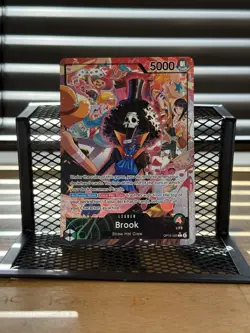 One Piece CCG Brook Leader Alternate Art Op15-022 English - Image 1