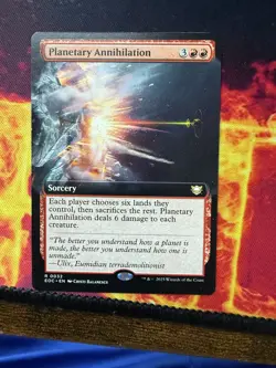 MTG - Planetary Annihilation - Extended Art - Edge of Eternities - Magic - Image 1