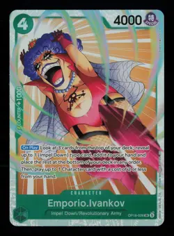 Emporio.Ivankov (026) OP16-026 SR The Time of Battle NM/M One Piece - Image 1