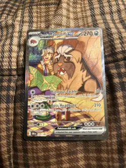 Pokemon TCG Arven's Mabosstiff EX 235/182 Sv10: Destined Rivals Rare NM/M - Image 2