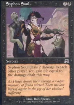 Syphon Soul - Light Play MTG Onslaught - Image 1