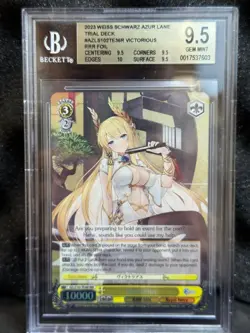 Weiß Schwarz, Azur Lane, Victorious - AZL/S102-TE36R-RRR, JP BGS 9.5 Gem Mint - Image 1