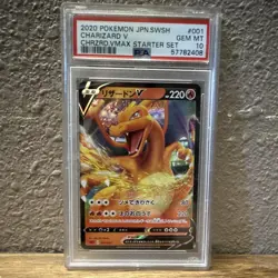 Pokemon 2020 Charizard V 001/021 SC Starter Set Vmax Holo Japanese PSA 10 - Image 1