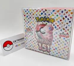 Pokemon TCG Japanese 151 Booster Box sv2a Factory Sealed Japan - Factory Sealed 4521329346038 - Image 1