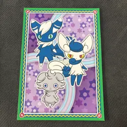 Meowstic Espurr Japanese Pokemon Center Post Card 2013 XY - Image 1