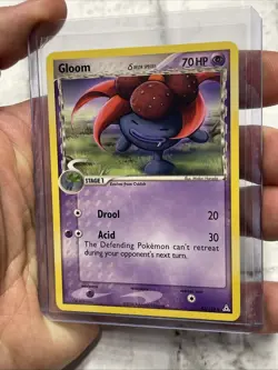 Gloom 42/110 Uncommon Holon Phantoms Pokemon Card Nintendo Pokemon NM/MT Vintage - Image 2