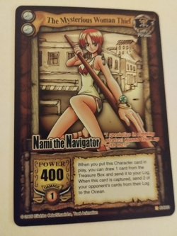 One Piece CCG Card Game Nami The Mysterious Woman Thief Holo Quest Begins (MP) - Image 2