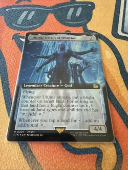 Ultima, Origin of Oblivion #421 (Extended Art) Foil -MTG Final Fantasy - Image 1