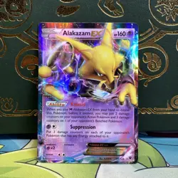 Alakazam EX 25/124 Pokemon Card XY Fates Collide Pokemon TCG NM/LP - Image 1