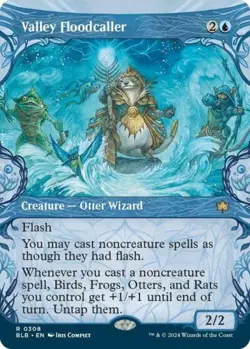 Valley Floodcaller (Showcase) - Near Mint MTG Bloomburrow - Image 1
