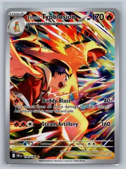 Ethan's Typhlosion 190/182 Illustration Rare Destined Rivals Pokemon Card NM - Image 1