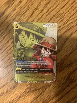 Optcg Monkey.D.Luffy (Winner Pack 2026 Vol. 2) P-106 One Piece Card Foil - Image 1