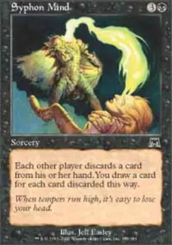 1x Syphon Mind - Foil Light Play, English Onslaught MTG Magic - Image 1