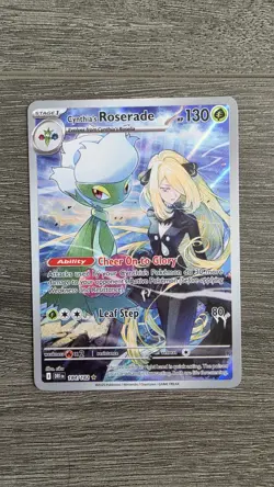 Pokemon TCG Cynthias Roserade 184/182 - Illustration Rare - Destined Rivals - Image 1