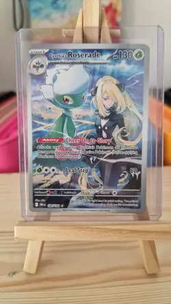 Pokemon TCG Cynthias Roserade 184/182 - Illustration Rare - Destined Rivals - Image 2