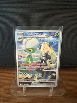 Pokemon TCG Cynthias Roserade 184/182 - Illustration Rare - Destined Rivals - NM - Image 1