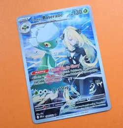 Pokemon TCG Cynthias Roserade 184/182 - Illustration Rare - Destined Rivals *NM* - Image 1