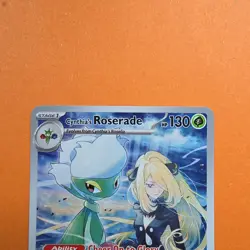Pokemon TCG Cynthias Roserade 184/182 - Illustration Rare - Destined Rivals *NM* - Image 3