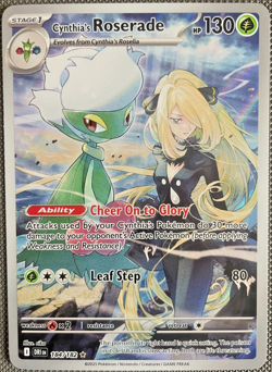 Pokemon TCG Cynthias Roserade 184/182 - Illustration Rare - Destined Rivals - Image 1