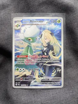 Pokemon TCG Cynthias Roserade 184/182 - Illustration Rare - Destined Rivals - Image 1
