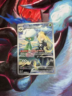 Pokemon TCG Cynthias Roserade 184/182 - Illustration Rare - Destined Rivals - Image 1