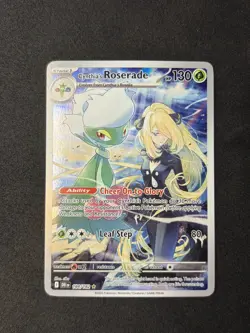 Pokemon TCG Cynthias Roserade 184/182 - Illustration Rare - Destined Rivals - NM - Image 1