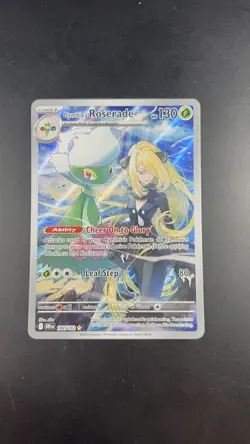 Cynthias Roserade 184/182 Illustration Rare Destined Rivals Pokemon TCG NM - Image 1