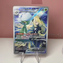 Cynthias Roserade 184/182 Illustration Rare Destined Rivals Pokemon TCG NM - Image 1