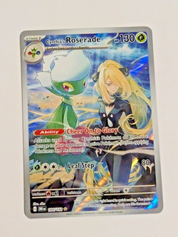 Pokemon TCG Cynthias Roserade Illustration Rare SV10: Destined Rivals 184/182 NM - Image 1