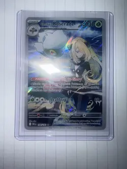 Pokemon TCG Cynthias Roserade Illustration Rare SV10: Destined Rivals 184/182 NM - Image 1
