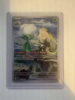 Pokemon TCG Cynthias Roserade Illustration Rare SV10: Destined Rivals 184/182 NM - Image 2