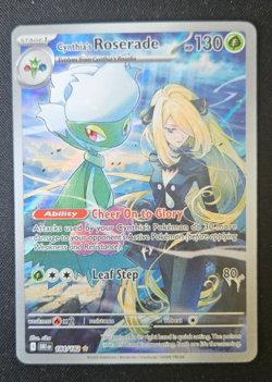 Pokemon TCG Cynthias Roserade - Illustration Rare - Destined Rivals - 184/182 NM - Image 2