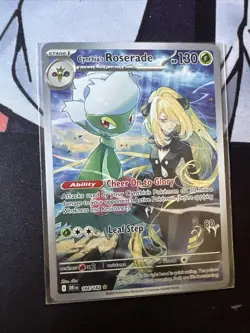 Cynthias Roserade 184/182 Illustration Rare Destined Rivals Pokemon TCG - Image 1
