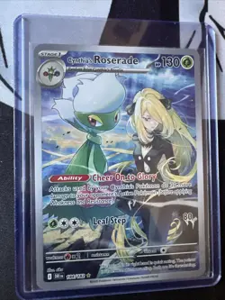 Cynthias Roserade 184/182 Illustration Rare Destined Rivals Pokemon TCG - Image 2