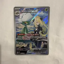 Cynthias Roserade 184/182 Illustration Rare Destined Rivals Pokemon TCG - Image 1