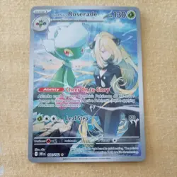 Pokemon TCG Cynthias Roserade - Illustration Rare - Destined Rivals - 184/182 - Image 1