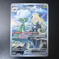 Pokemon TCG Cynthias Roserade - Illustration Rare - Destined Rivals - 184/182 - Image 1