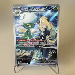 Pokemon - Cynthias Roserade 184/182 Illustration Rare Destined Rivals NM TCG - Image 1