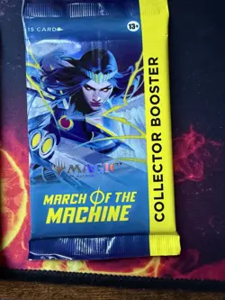 2023 Factory Sealed Magic MTG March of the Machine Collector Booster Pack - Image 1