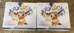 2x Pokemon Scarlet & Violet Prismatic Evolutions Elite Trainer Boxes New Sealed - Image 1