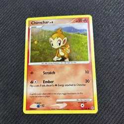 Chimchar 76/130 Diamond And Pearl Holo Pokemon LP - Image 1