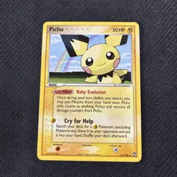Pichu 21/108 ex Power Keepers Non Holo Rare Pokemon LP - Image 1