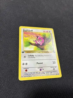 Jigglypuff 54/64 1st Edition Jungle Pokemon HP - Image 2