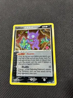 Sableye 10/100 ex Crystal Guardians Holo Rare Pokemon LP+ - Image 1