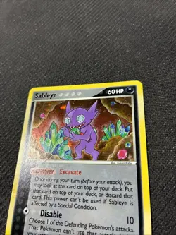 Sableye 10/100 ex Crystal Guardians Holo Rare Pokemon LP+ - Image 4