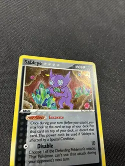 Sableye 10/100 ex Crystal Guardians Holo Rare Pokemon LP+ - Image 5