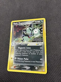 Dark Magneton 39/109 ex Team Rocket Returns Reverse Holo Pokemon HP - Image 2