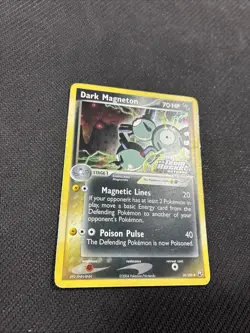Dark Magneton 39/109 ex Team Rocket Returns Reverse Holo Pokemon HP - Image 3