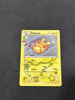 Dedenne RC10/RC32 Generations Radiant Collection Pokemon Holo LP - Image 1