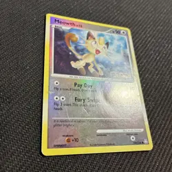 Meowth 106/146 Legends Awakened Platinum Holo Promo Pokemon HP - Image 3